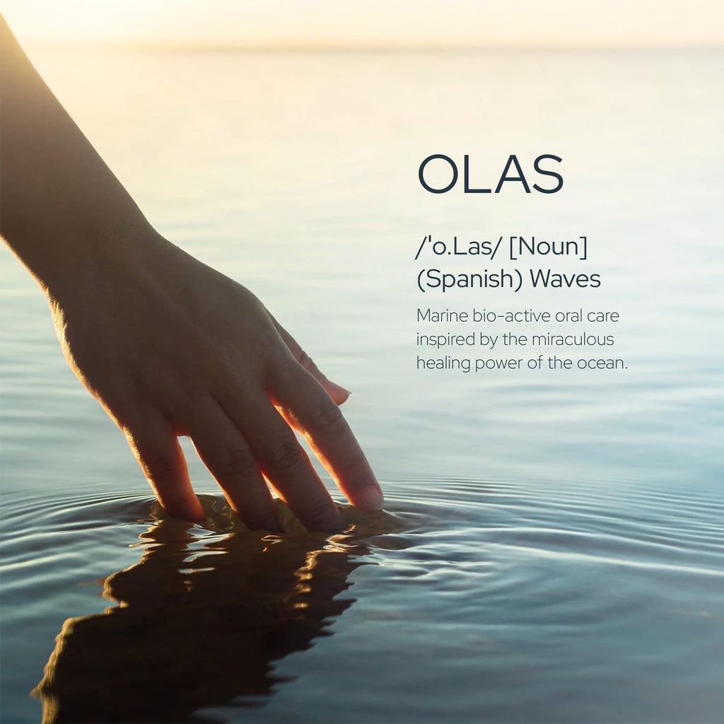 OLAS Marine Sea Mint Bio-Active Toothpaste – Fluoride Free, SLS Free (3.5oz)