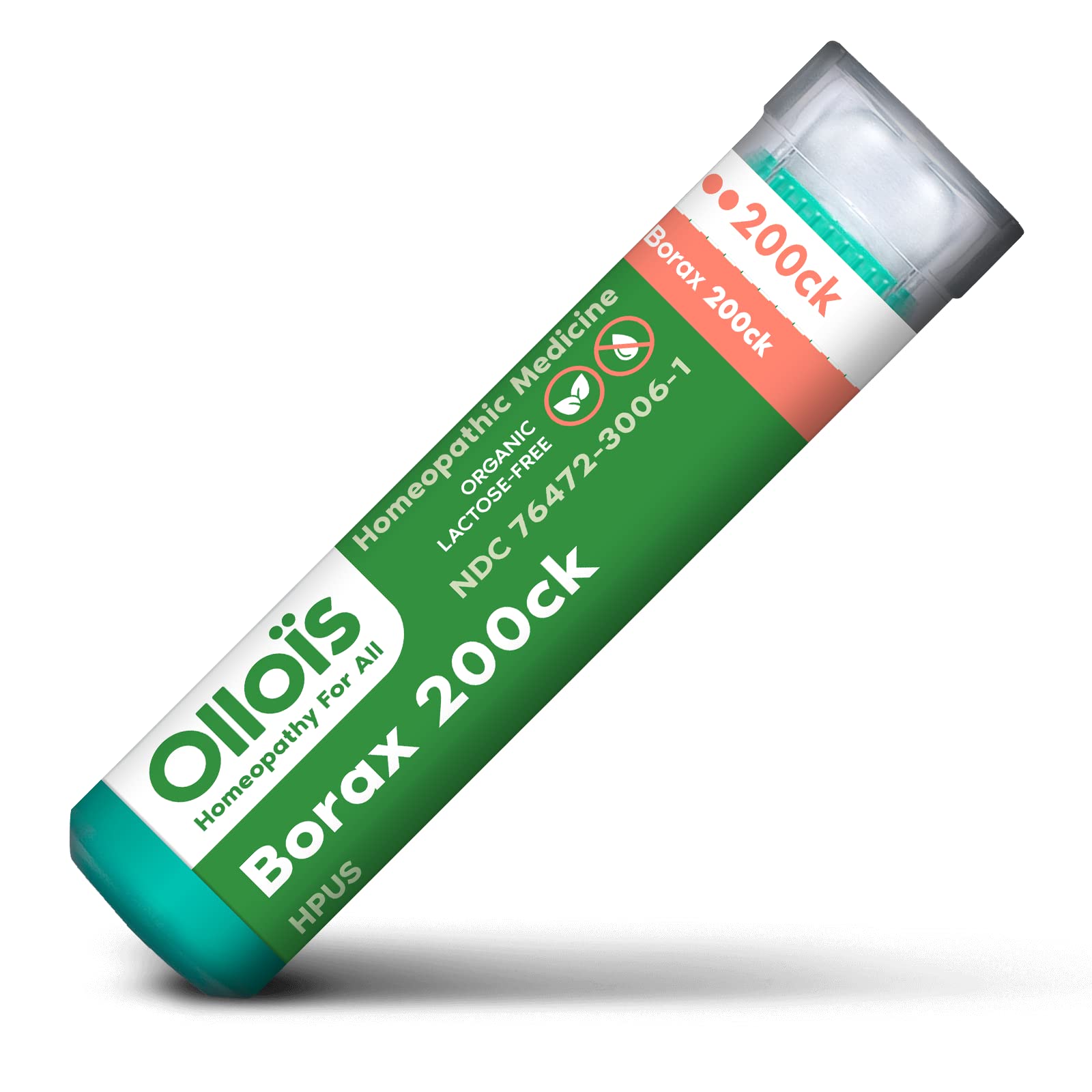 OLLOIS Borax 200ck Organic & Lactose-Free Homeopathic Medicine, 80 Pellets (Pack of 1) - Shop Now