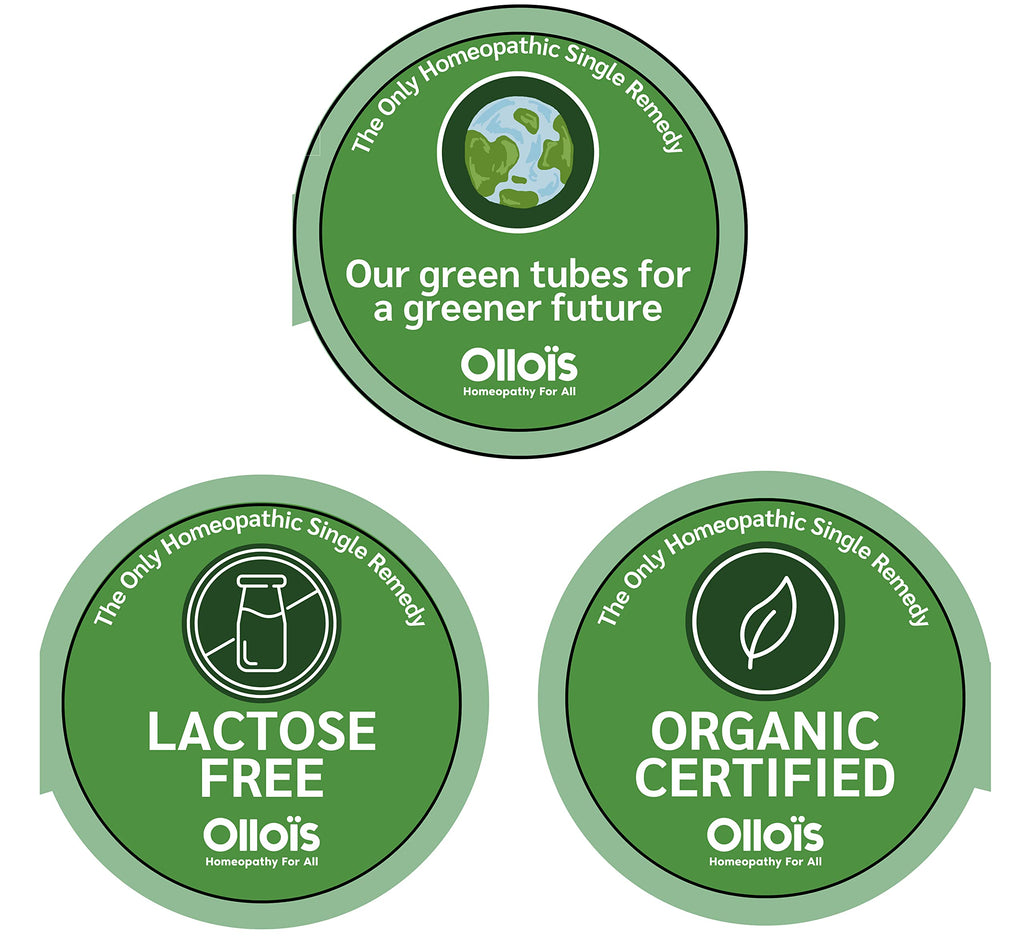 OLLOIS Silicea 30C Organic Lactose-Free Homeopathic Medicine – 80 Pellets