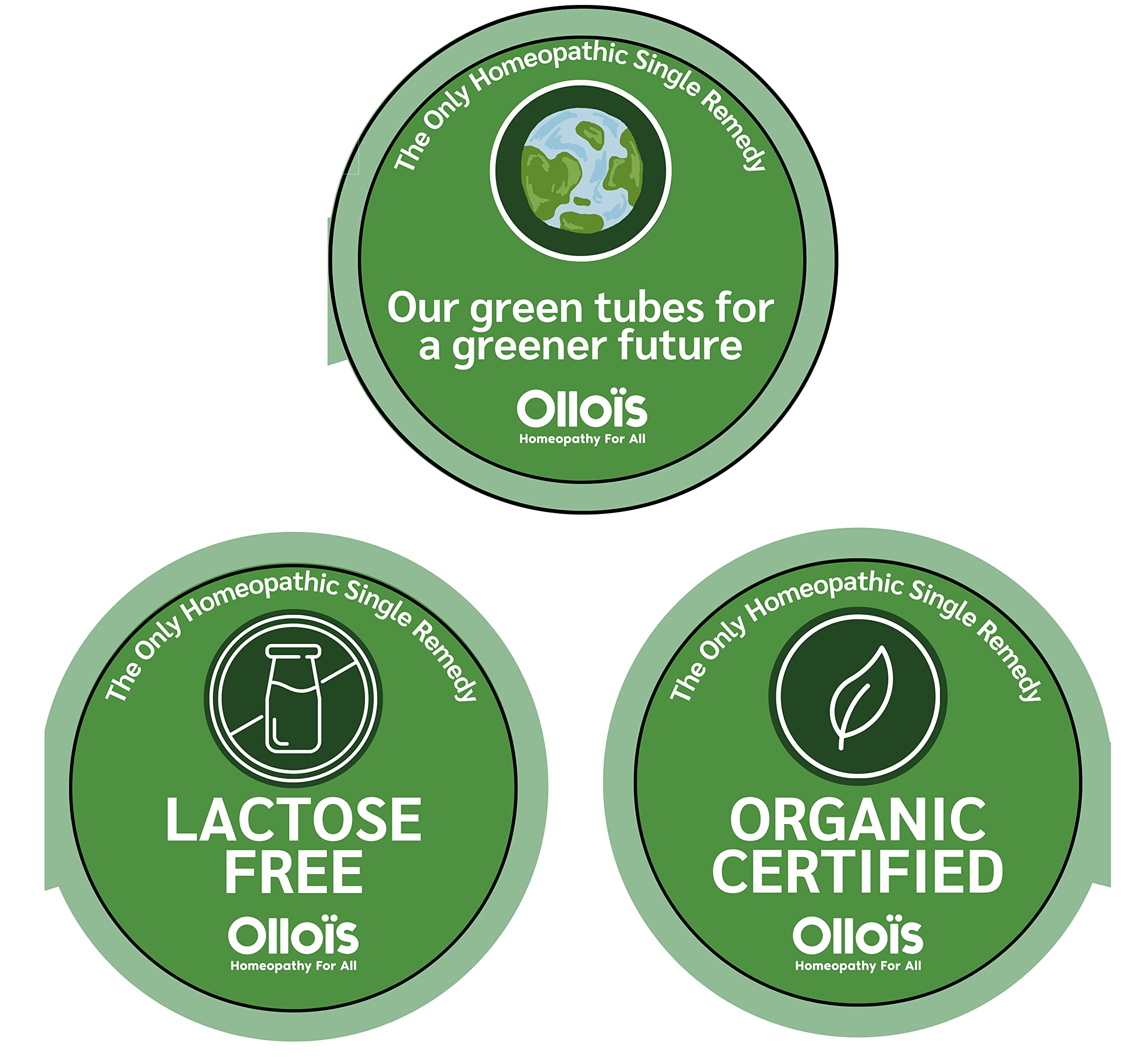 OLLOIS Silicea 30C Organic Lactose-Free Homeopathic Medicine – 80 Pellets