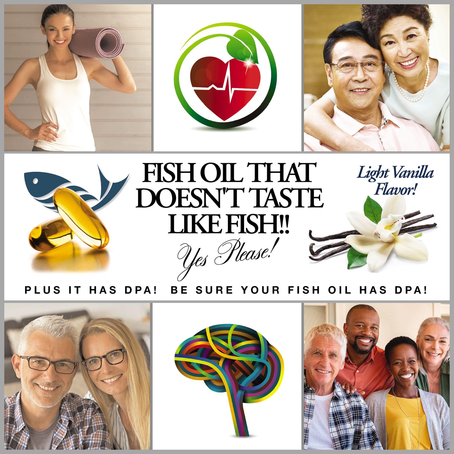 Wild Caught Omega-3 DPA Fish Oil - 2900 mg (90 SoftGels) | Triple-Strength Burp-Free