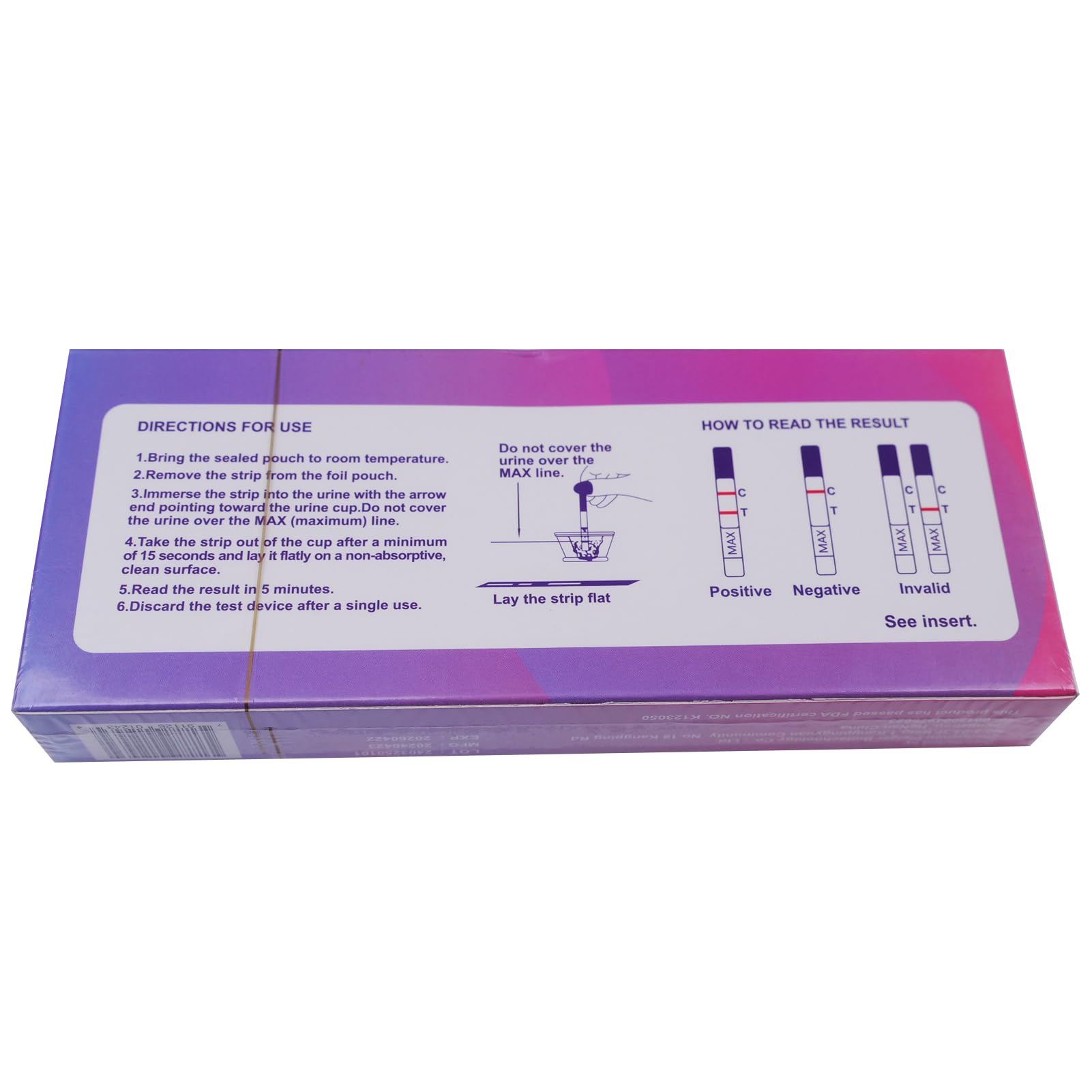 [5 Pack] OMGWYSIWYG Pregnancy Test Strips Bulk – HCG Early Detection, Easy at Home