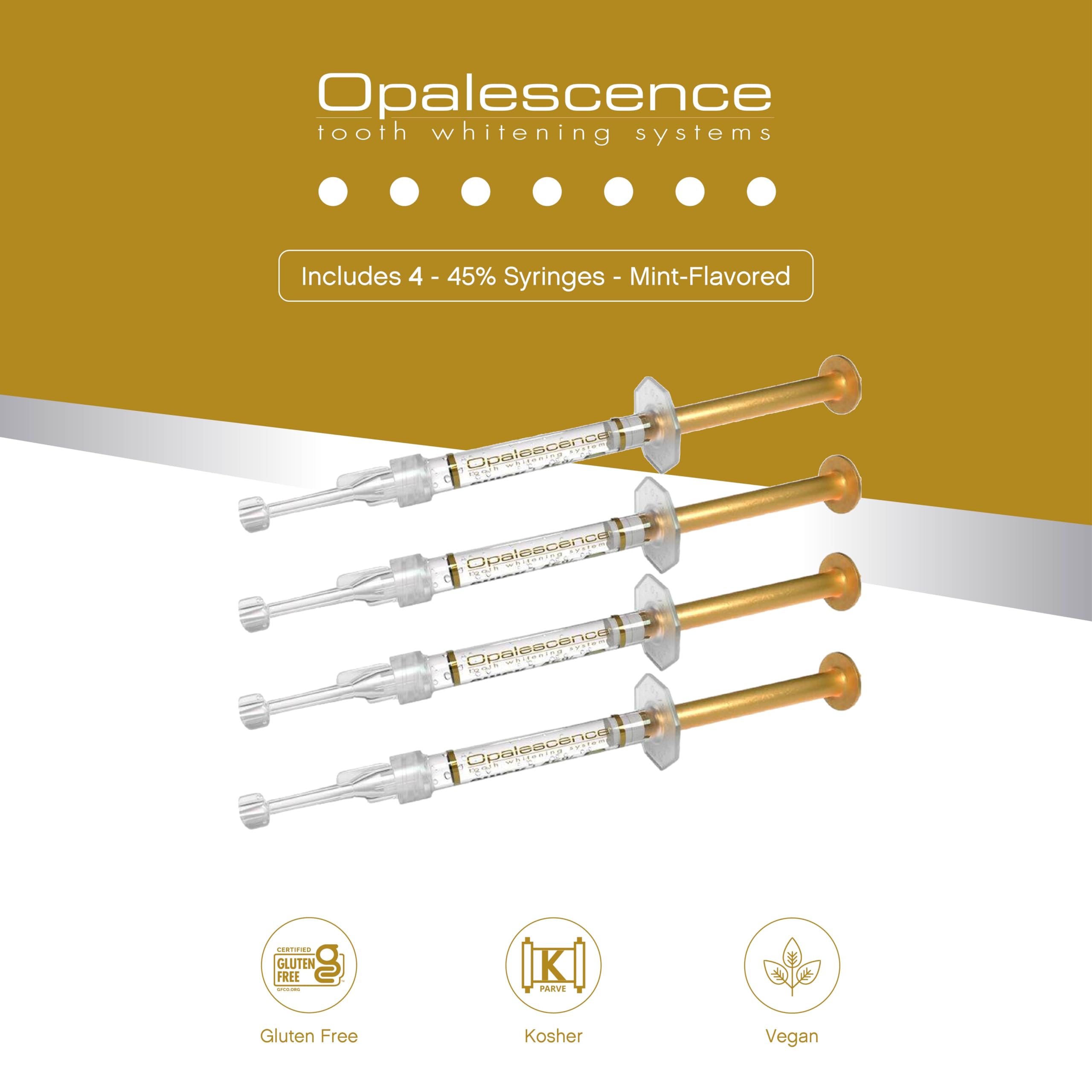 Opalescence 45% Whitening Gel – 4 Syringes Refill (Mint) | Ultradent PF