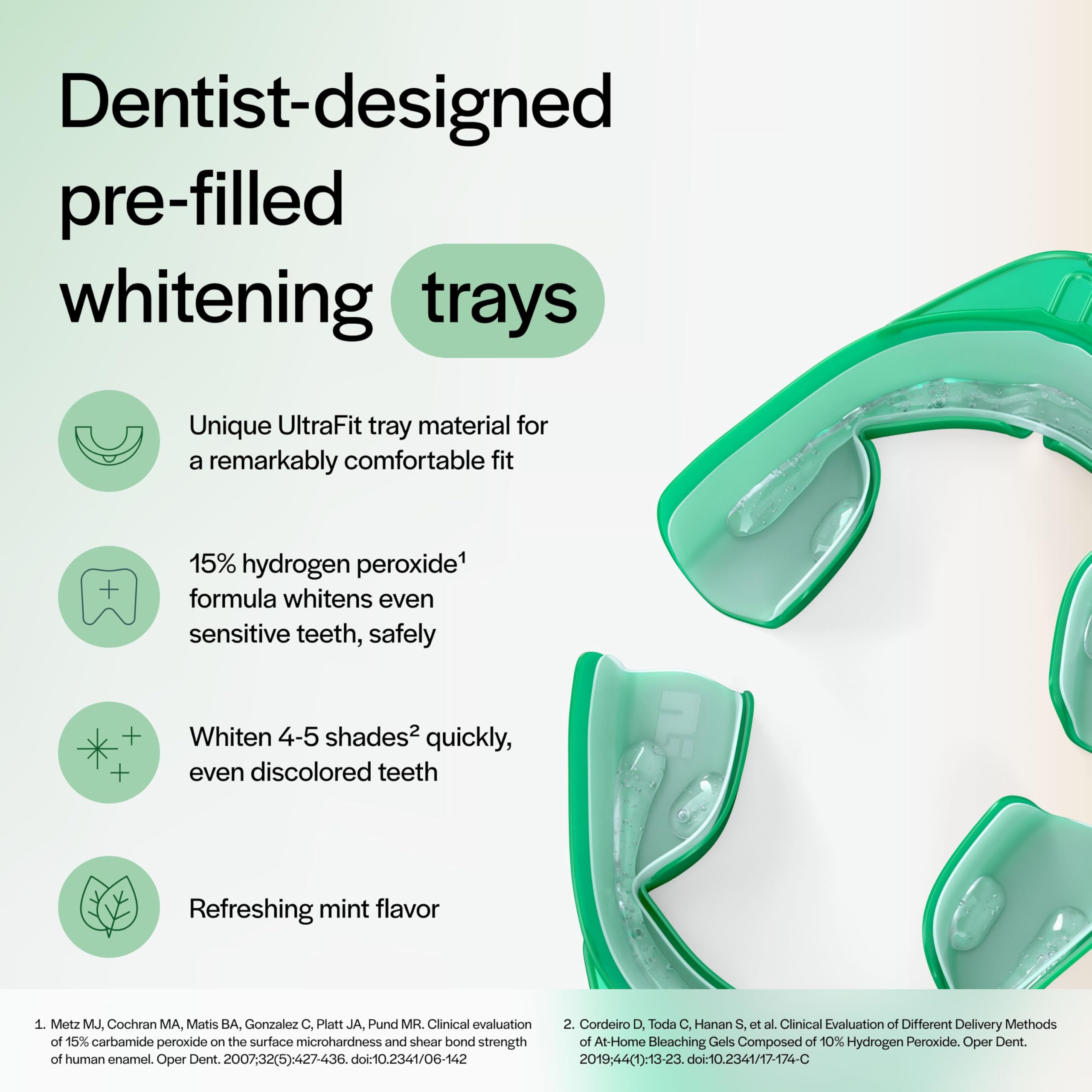 Opalescence Go 15 PF Prefilled Teeth Whitening Trays - 10 Treatments | Ultradent GO15-PF-4638