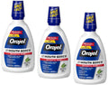 Orajel Nonseptic Mouth Sore Rinse 16oz Mint - 3-Pack | Pain Relief & Healing