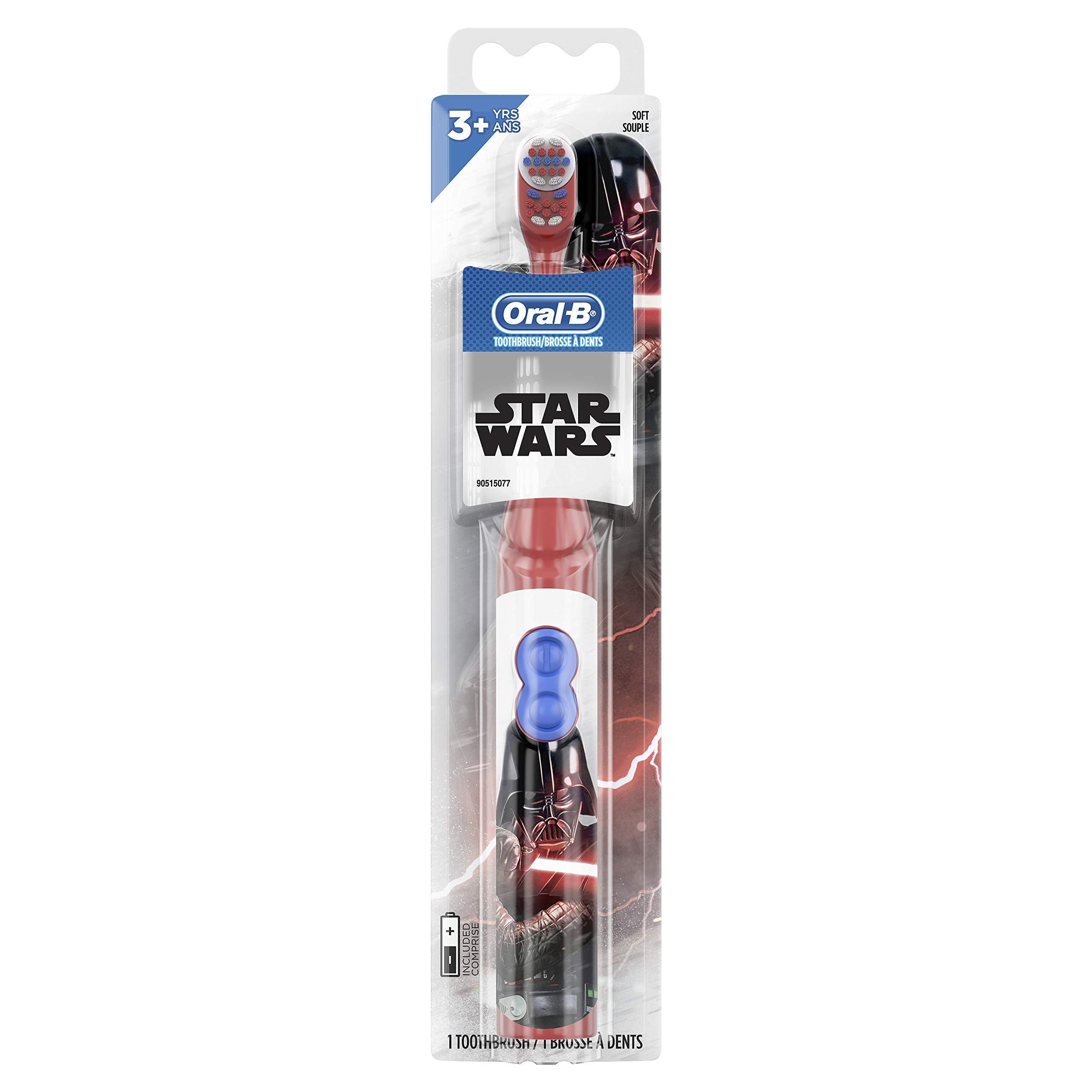 Oral-B Kids Battery-Powered Star Wars Toothbrush for Ages 3+