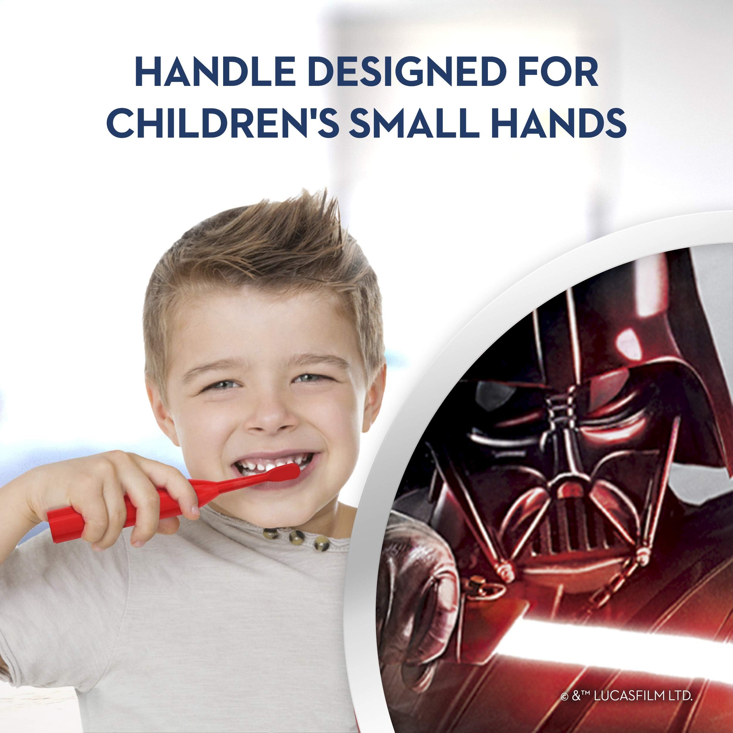 Oral-B Kids Battery-Powered Star Wars Toothbrush for Ages 3+