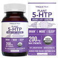 Organic 5-HTP 200mg, 99% Purity, B6 & Lion's Mane – 60 Capsules
