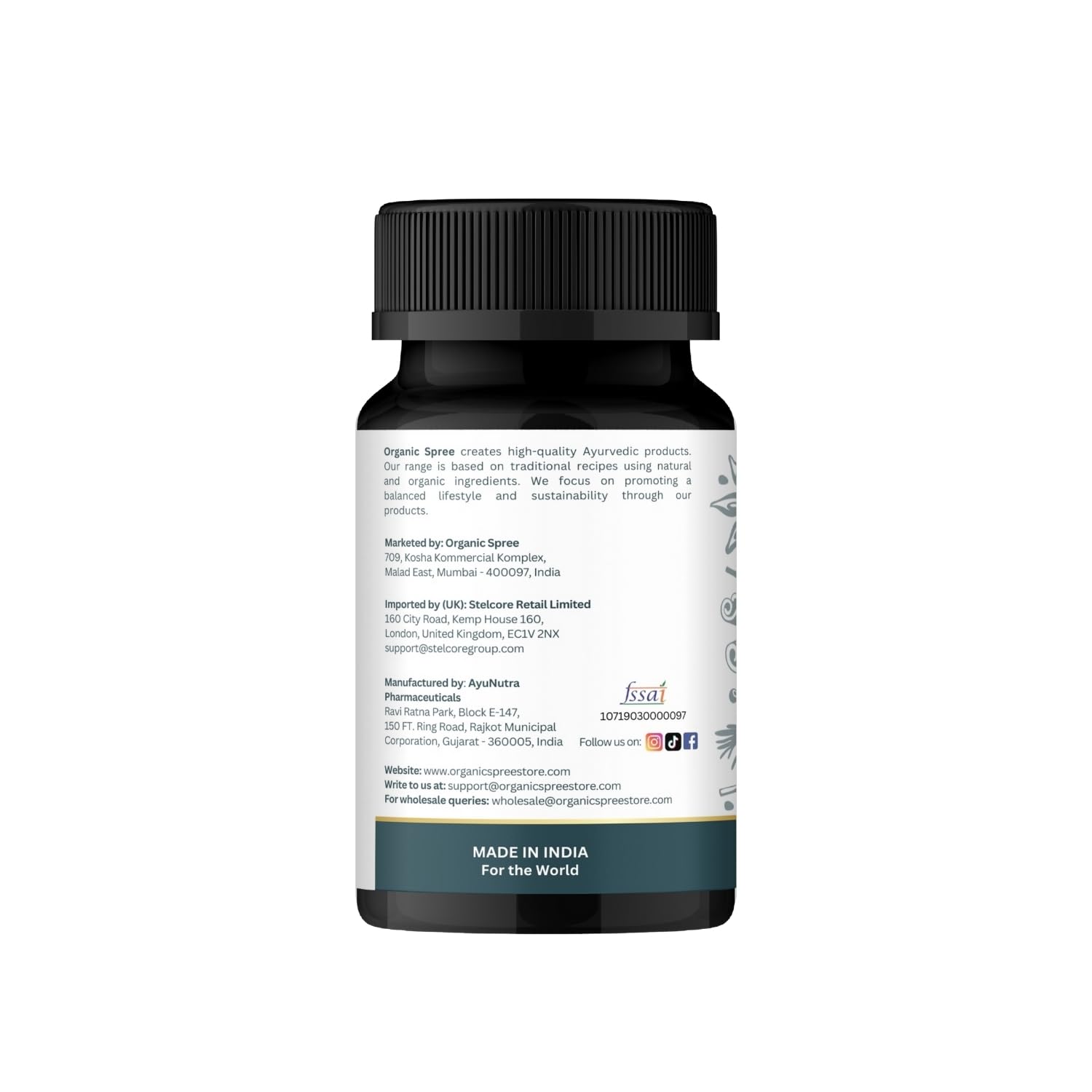 ORGANIC SPREE Punarnavadi Guggulu 120 Tablets – Supports Kidney Function* – Ayurvedic Formulation, Certified & Vegetarian