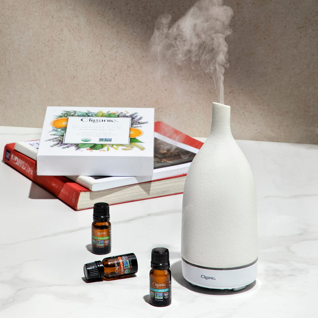 Cliganic Organic Palmarosa Essential Oil - 100% Pure, 10ml, Aromatherapy | Non-GMO, Vegan, Cruelty-Free | Packaging May Vary