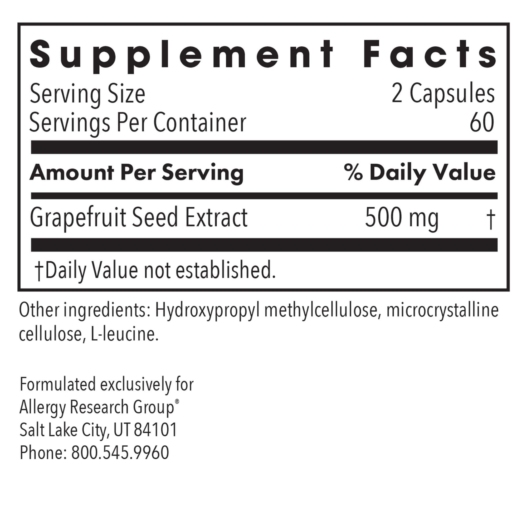 ParaMicrocidin 250 Supplement by Allergy Research Group - 120 Count
