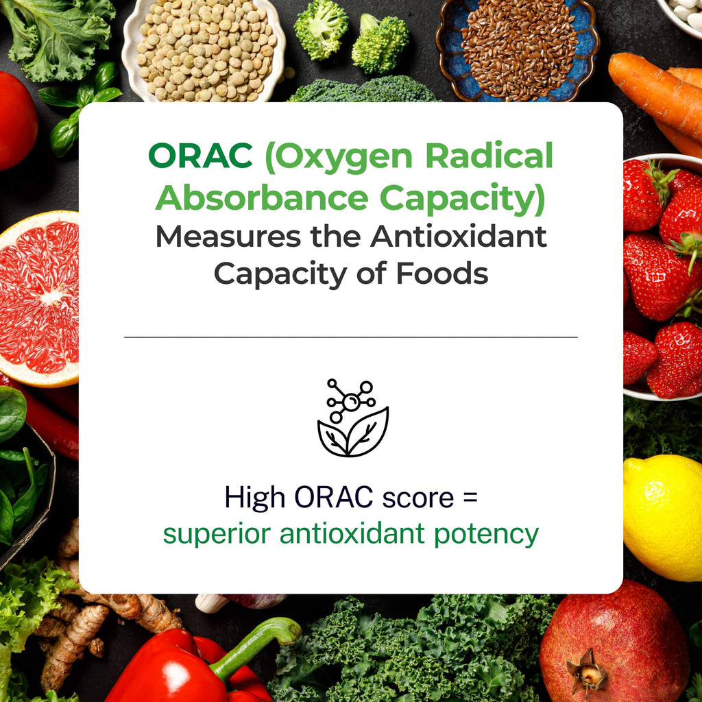 Paradise Herbs ORAC Energy Greens Powder — Antioxidant Power of 24 Fruits & Veggies in 1 Scoop | 120 Servings