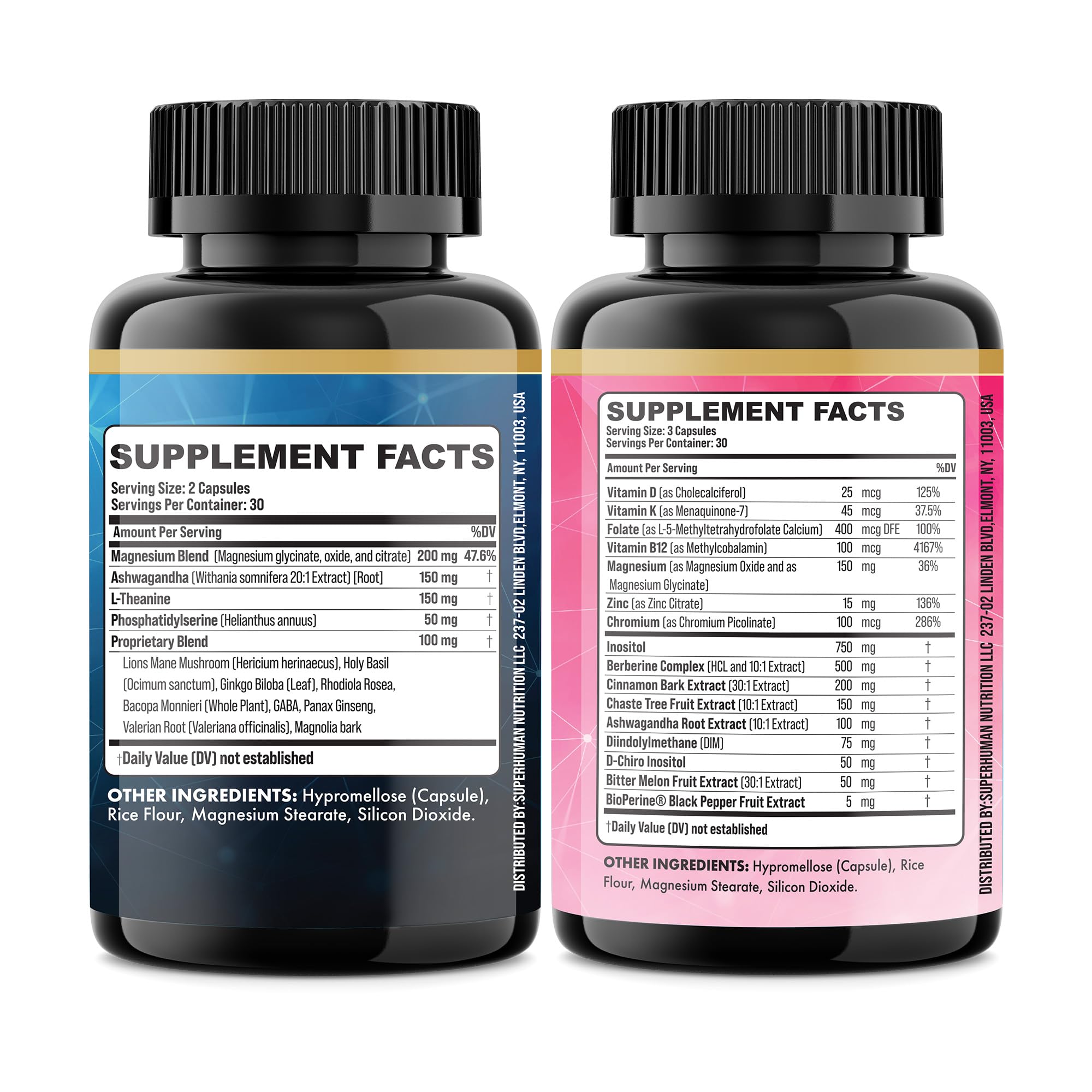 Parrox Soothe & Smooth Bundle – Cortisol Balance & 16-in-1 Myo-Inositol Complex