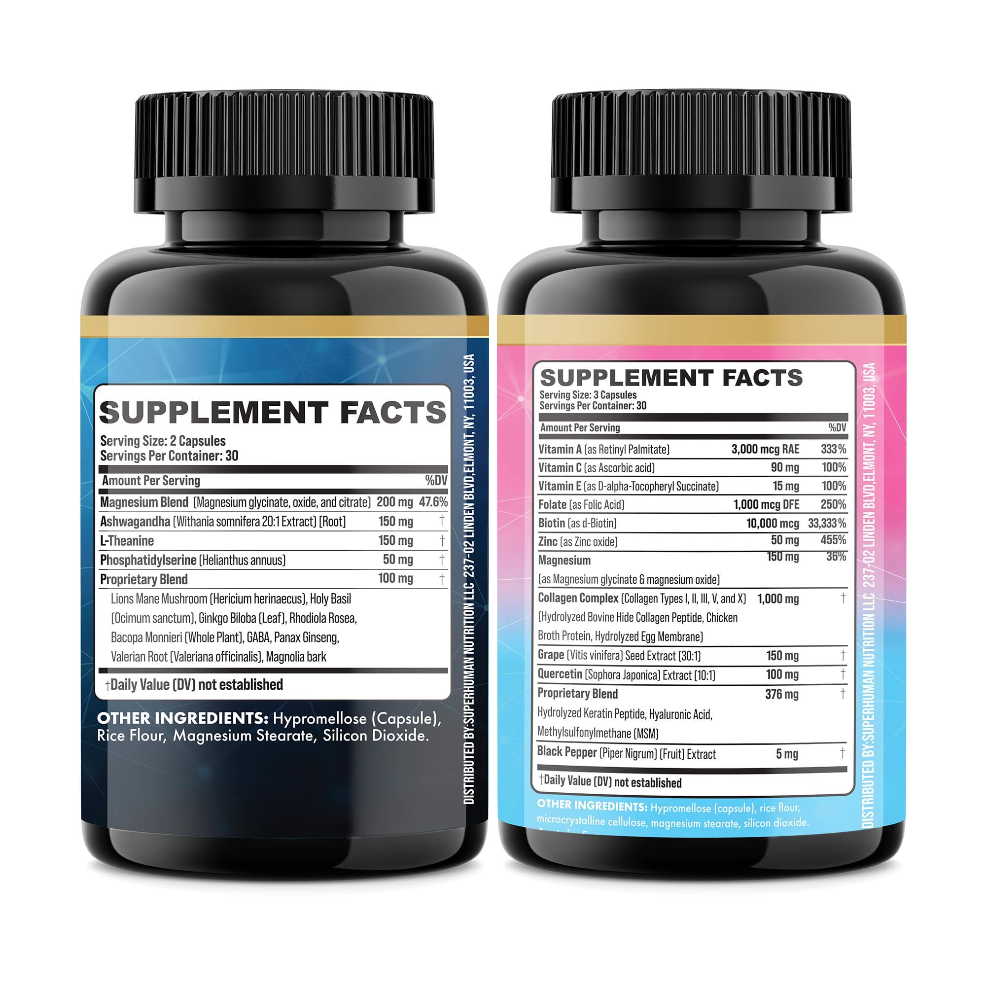 Parrox Shining Serenity Set – Cortisol Support & Collagen (2 Pack)
