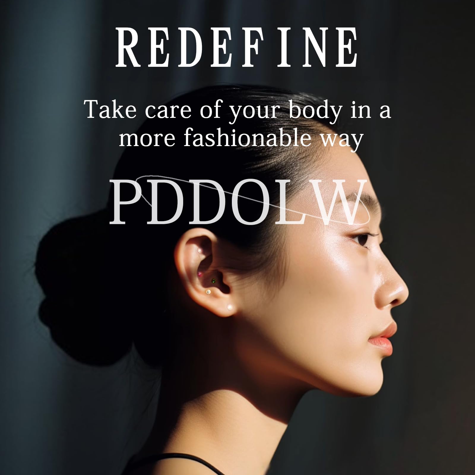 Pddolw Ear Seeds Acupuncture Kit - Relaxation, Easy Application & Durable Beauty Support - 120 Pcs
