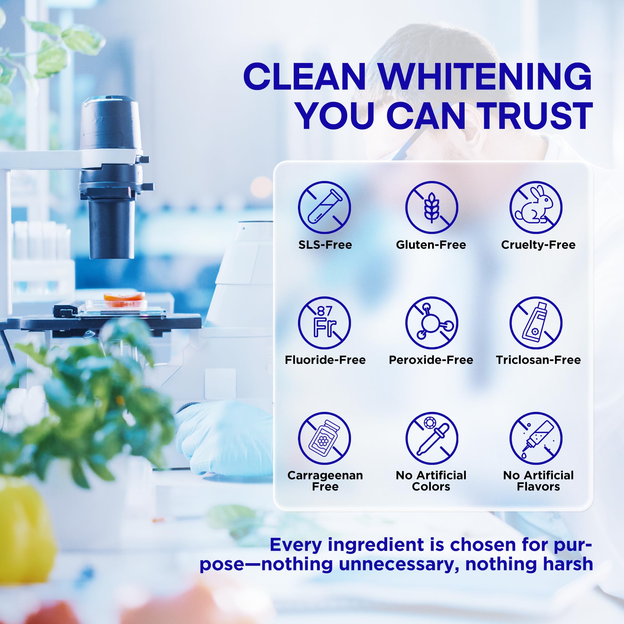 PearlSmile Whitening Toothpaste – 10% Nano-Hydroxyapatite + 5% Niacinamide – Fluoride-Free, Travel-Size 4.2oz (3 Pack)