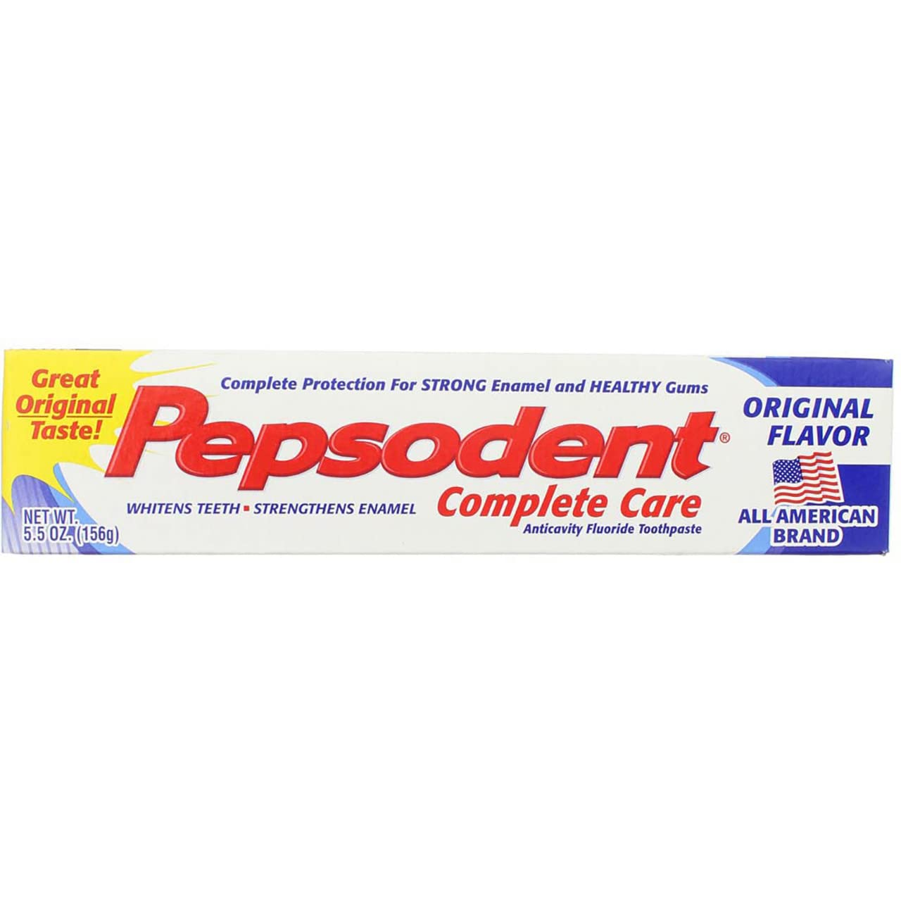 Pepsodent Complete Care Toothpaste Original Flavor 5.5 oz