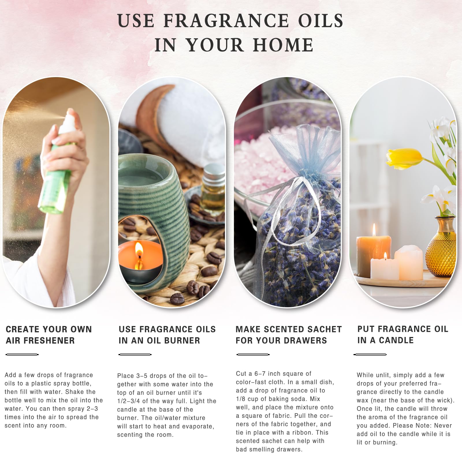 PHATOIL Black Orchid Fragrance Oil – 100ml (3.38 fl oz) for Diffusers, Candles & Soaps