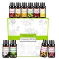 PHATOIL 10pc Fruity Fragrance Oil Set - Coconut, Cherry, Apple, Strawberry, Mango Candle & Soap Scents, Diffuser Oil Set