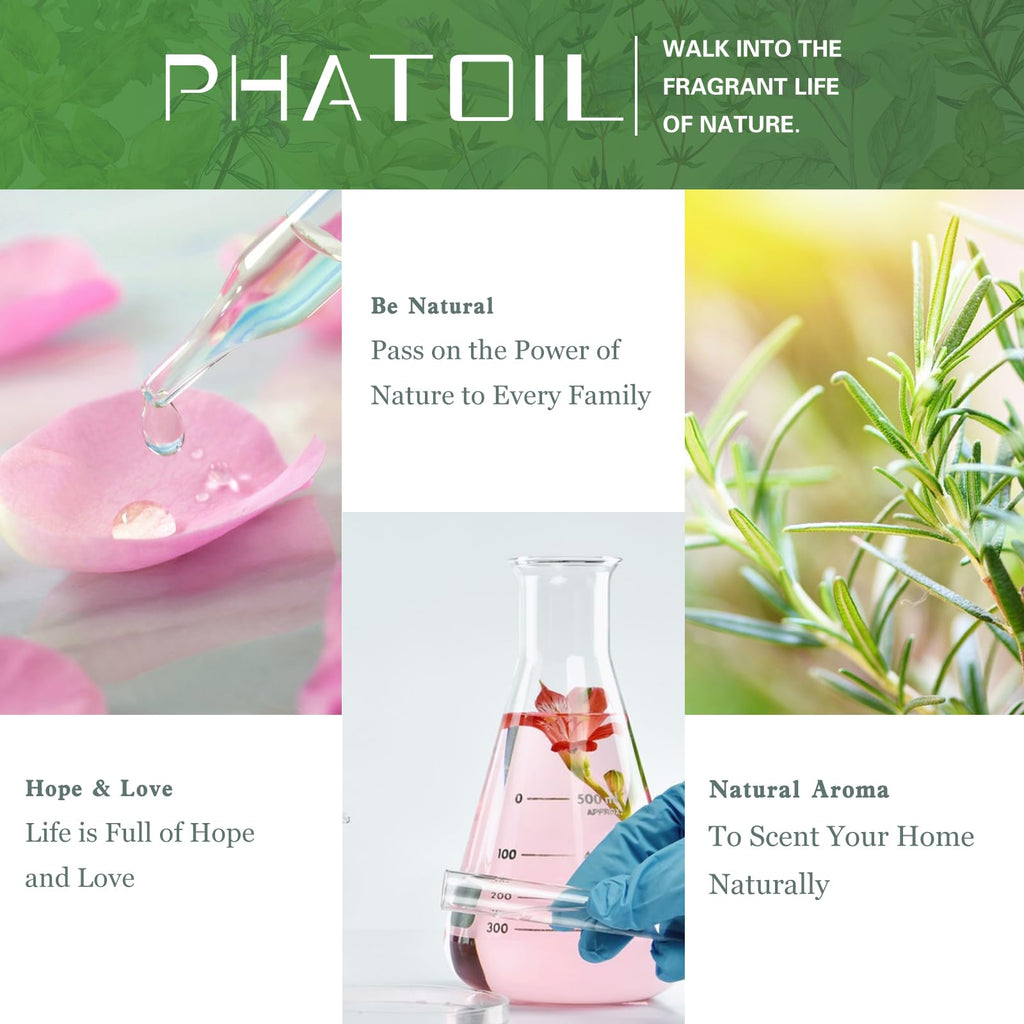 PHATOIL Lemongrass Essential Oil 100ml | Aromatherapy, Diffuser & Soap Making