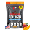 PhysiVantage Supercharged Collagen Peptides Powder – Peach Mango, Grass-Fed, Keto & Paleo
