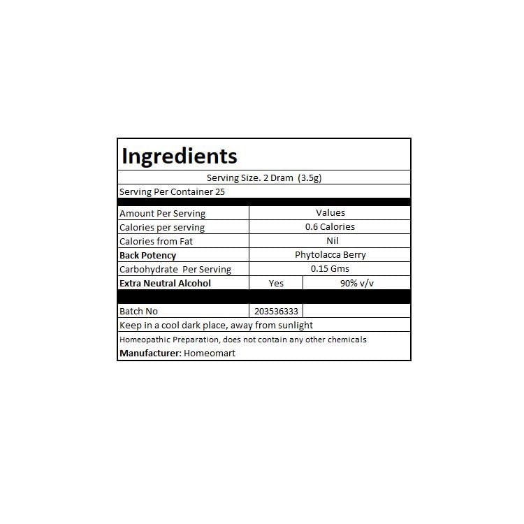 Phytolacca Berry Homeopathy Pellets 1M Potency – Pack of 2 | Homeomart
