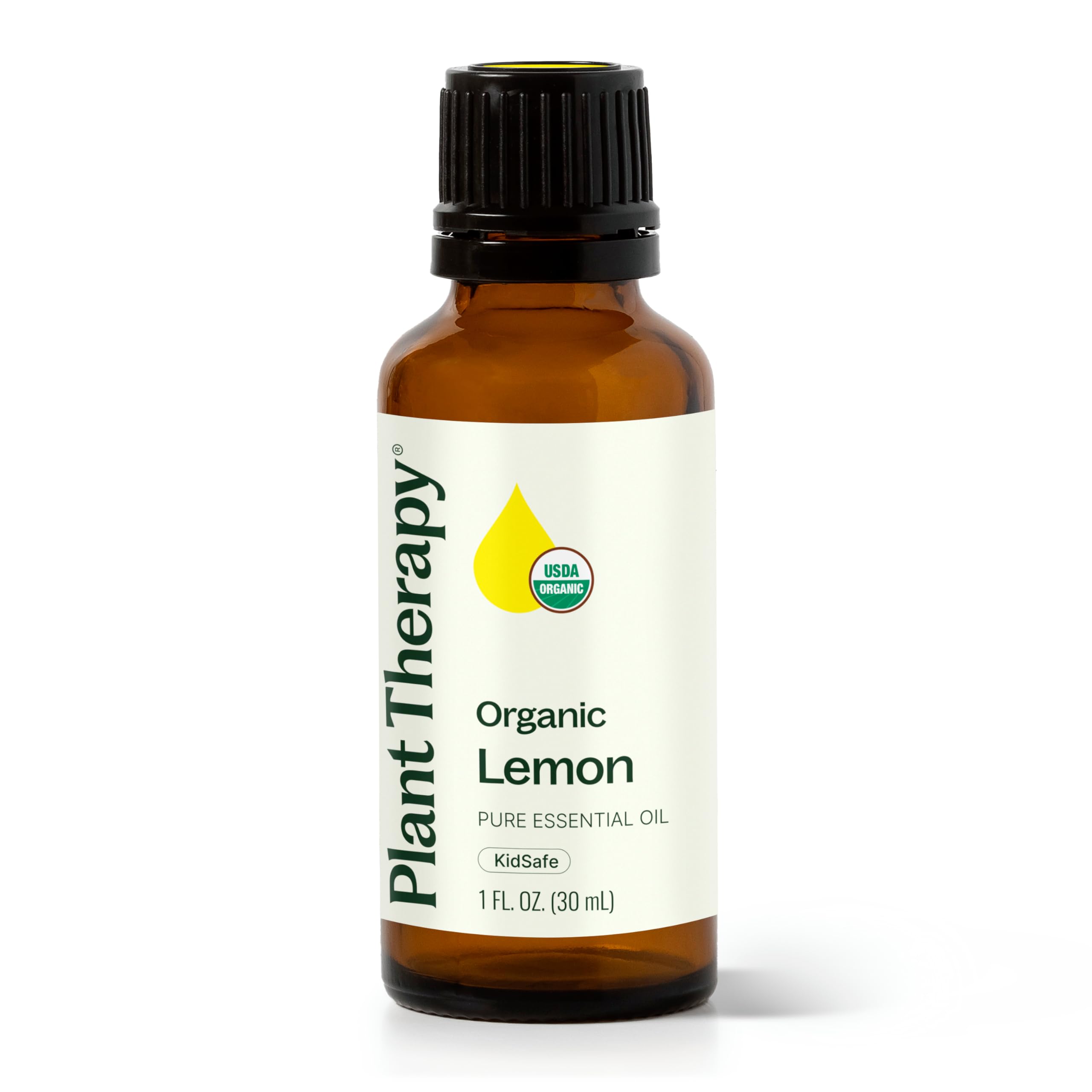 Plant Therapy Lemon Essential Oil – 100% Pure, USDA Organic, 30 mL
