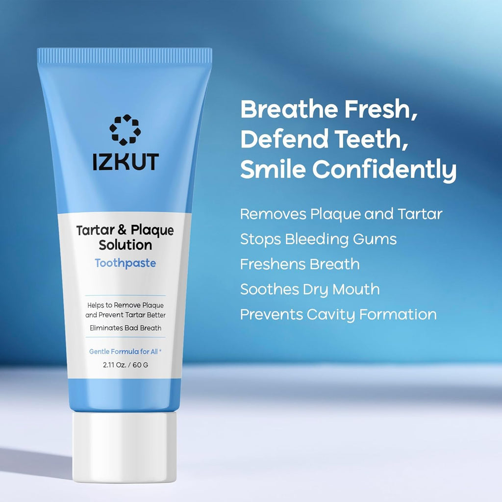 Plaque & Tartar Remover Toothpaste - Deep Clean & Mint Fresh Breath