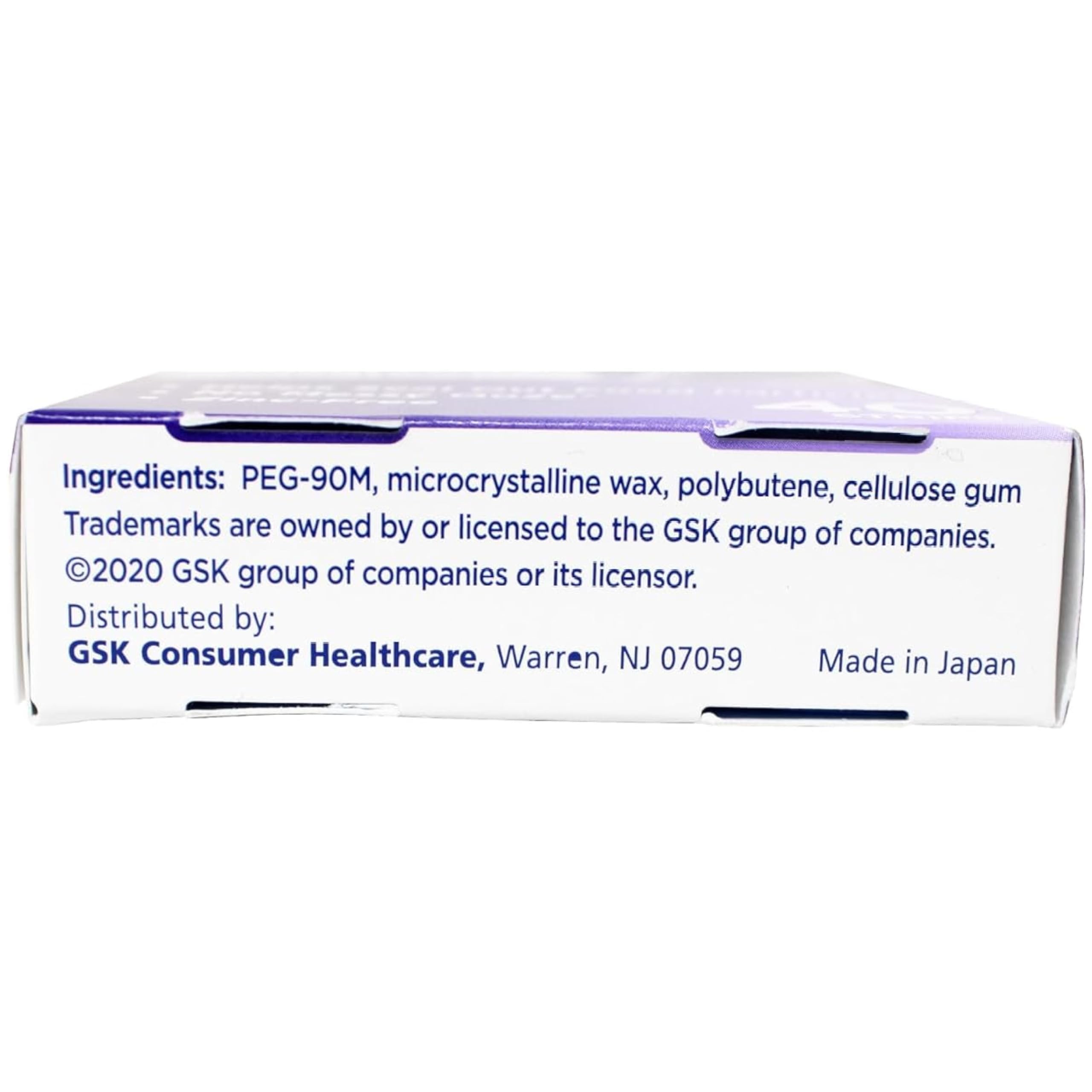 Poligrip Comfort Seal Strips 40 ct – Pack of 3 | Zinc-Free Denture Adhesive
