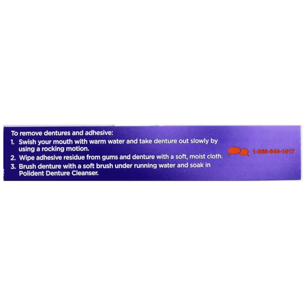 Poligrip Comfort Seal Strips 40 ct – Pack of 3 | Zinc-Free Denture Adhesive