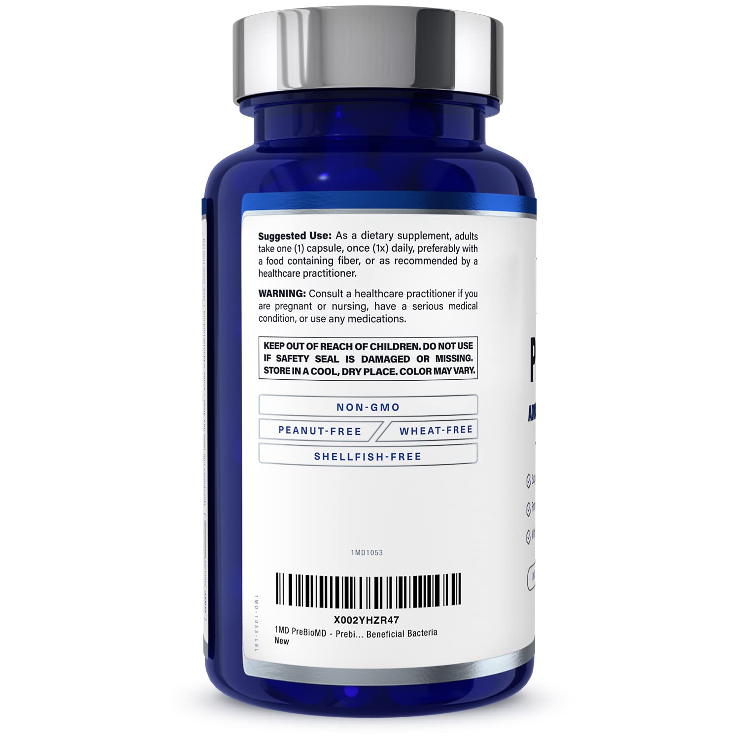 1MD Nutrition PreBioMD — Prebiotic with PreforPro | Healthy Digestion & Beneficial Bacteria