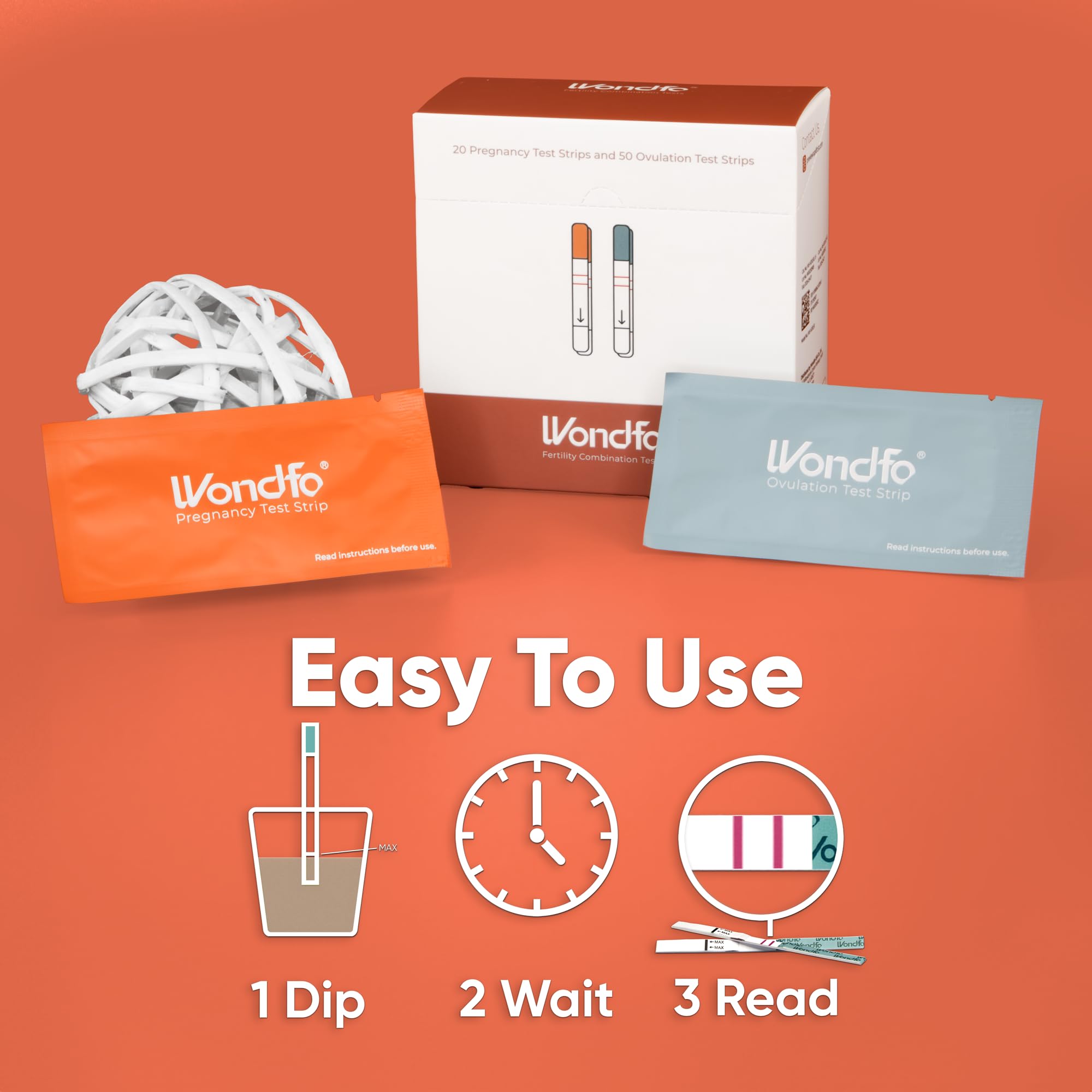 Pregnancy & Ovulation Test Strips Kit | Fertility Tracking & Family Planning