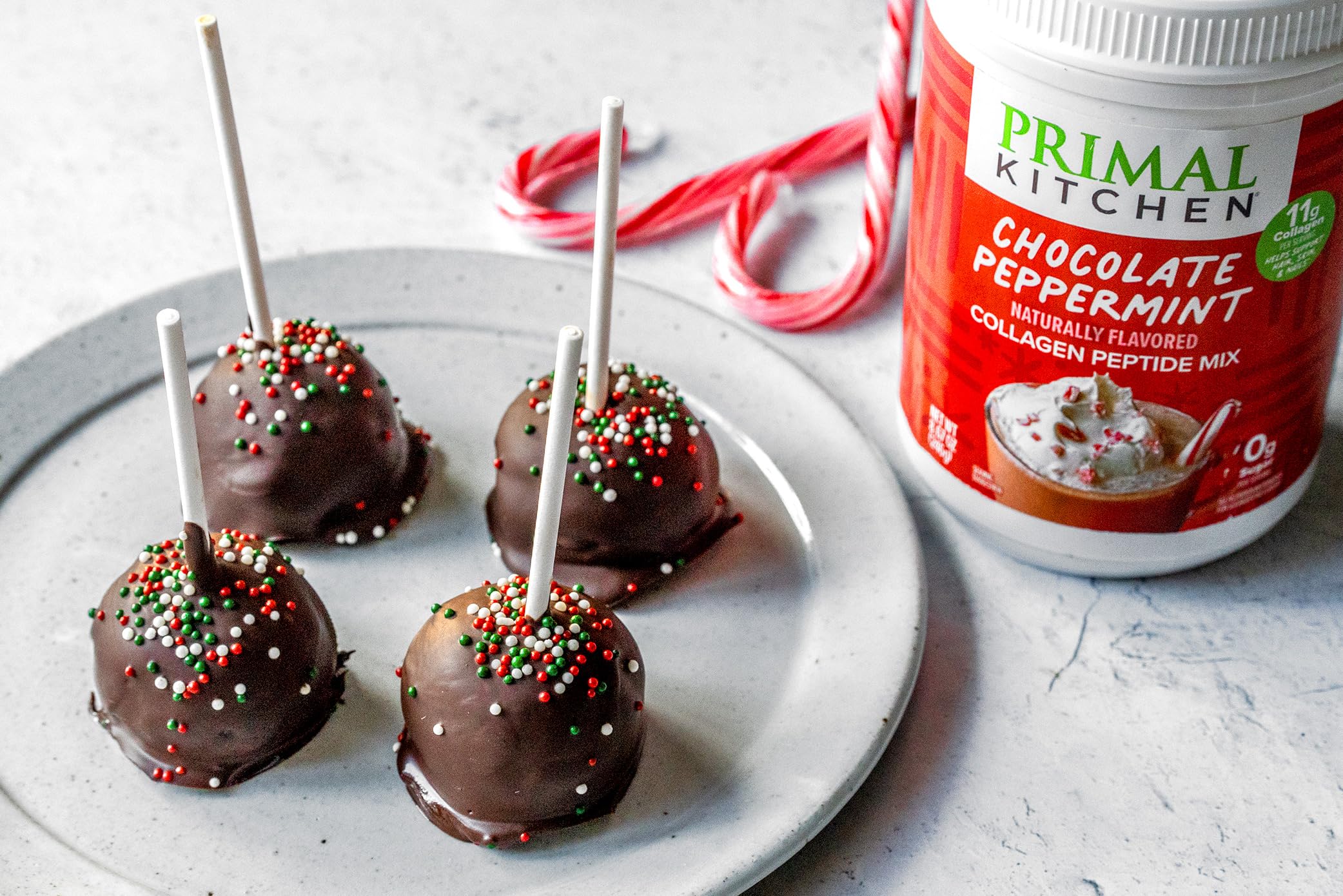 Primal Kitchen Chocolate Peppermint Collagen Peptide Mix – 8.67 oz