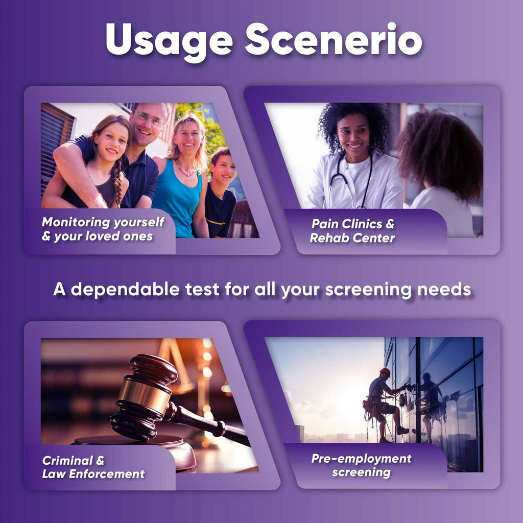 Prime Screen [10 Pack] 6 Panel Urine Test Kit - Fast At-Home Drug Screening