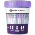 Prime Screen 16-Panel Urine Drug Test Compact Cup Kit (AMP,BAR,BUP,BZO,COC,mAMP,MDMA,MOP/OPI,MTD,OXY,PCP,THC,ETG,FTY,TRA,K2) – CDOA-9165EFTK