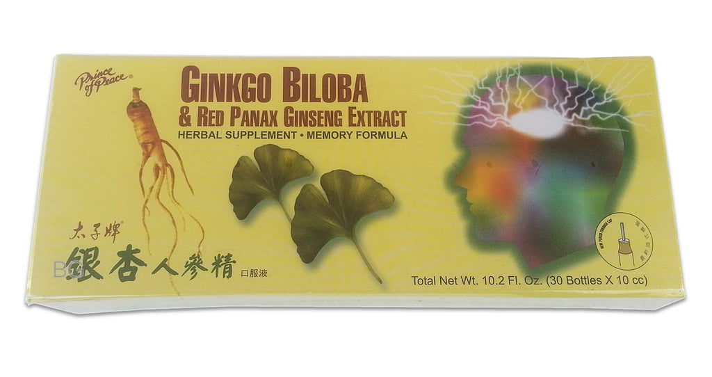 Prince Of Peace Ginkgo Biloba & Red Panax - 30x10cc EA-1