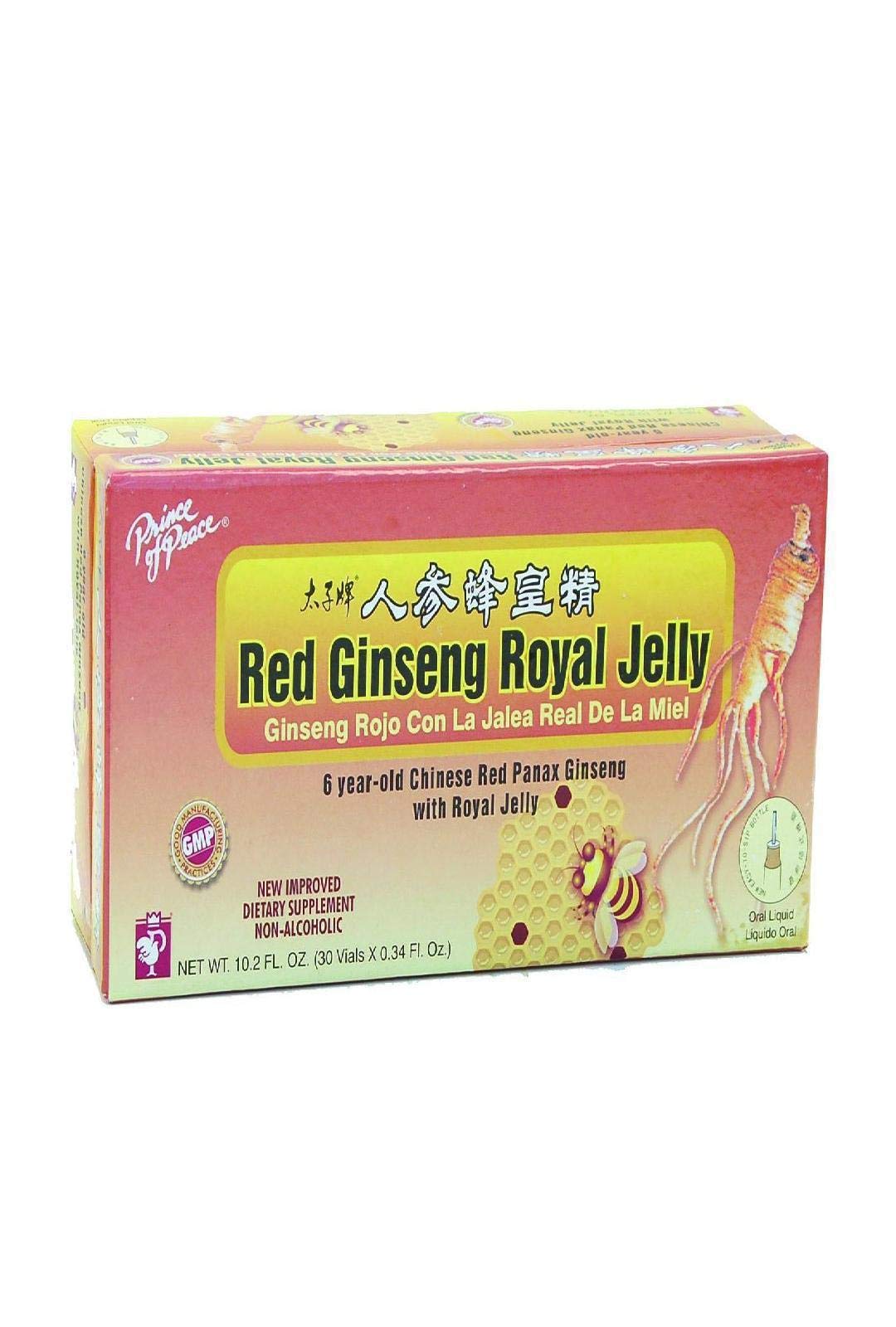 Prince of Peace Red Ginseng Royal Jelly, 30 Count - Herbal Dietary Supplement