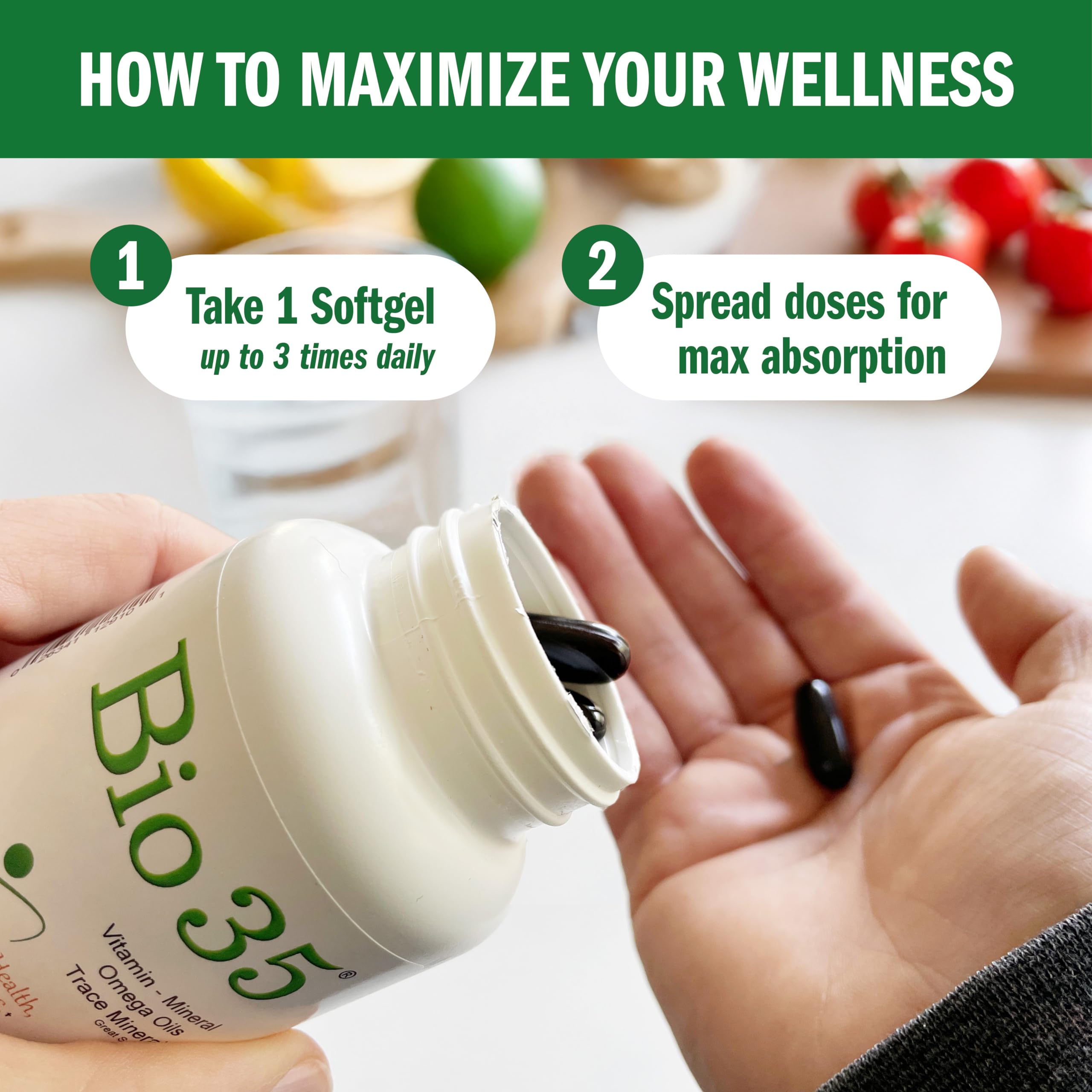 Pro-Biotiks Bio35 / 300 sg Original – Gluten-Free Multivitamin & Mineral Softgels