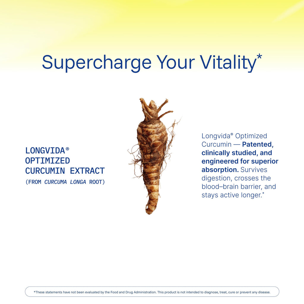 ProHealth Turmeric Curcumin with Longvida – High Bioavailability, 3-Pack (60 Capsules per Bottle)