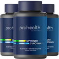 ProHealth Turmeric Curcumin with Longvida – High Bioavailability, 3-Pack (60 Capsules per Bottle)