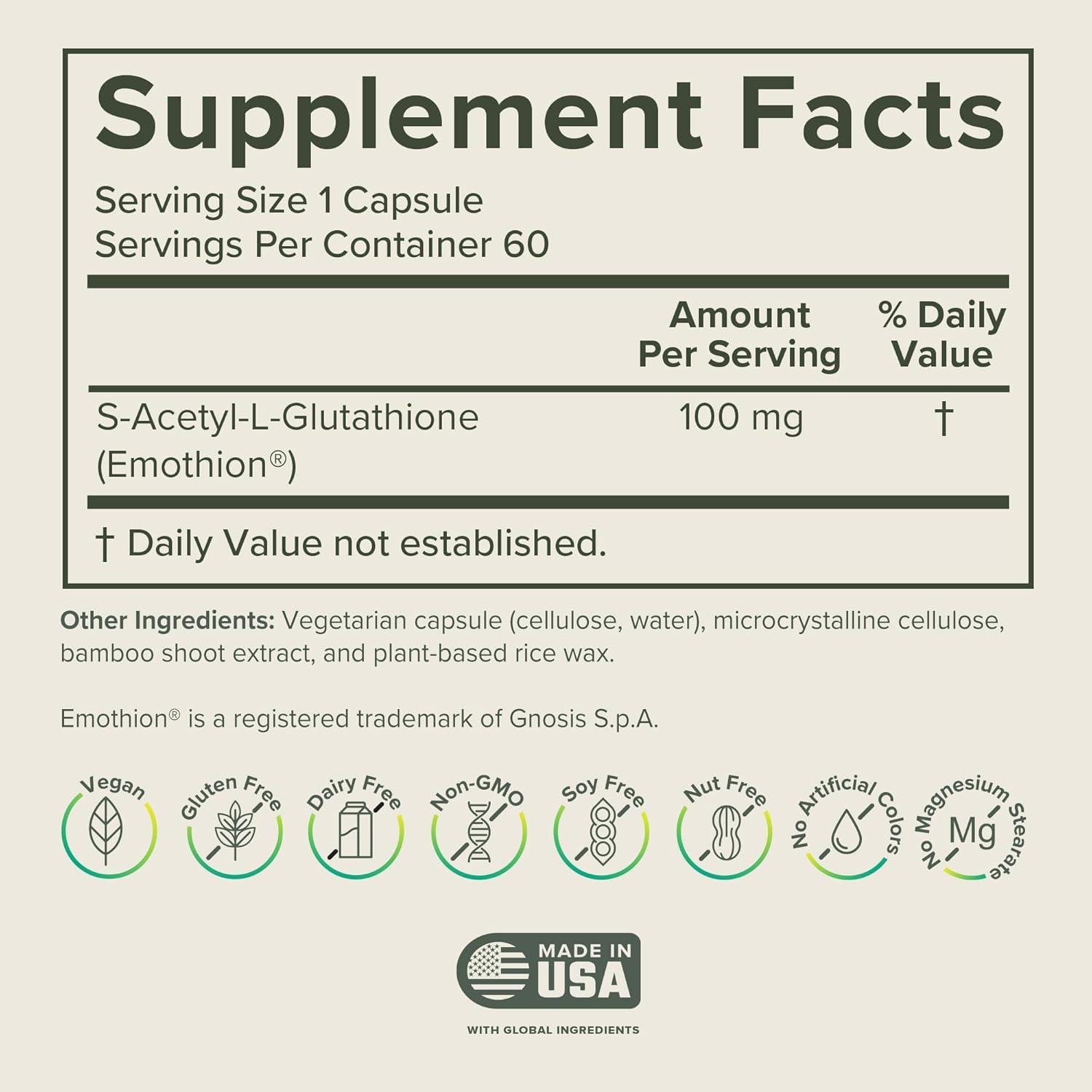 Prominent Nutrition S-Acetyl L-Glutathione Supplement - Liver Detox & Antioxidant Support | Vegan 2-Pack