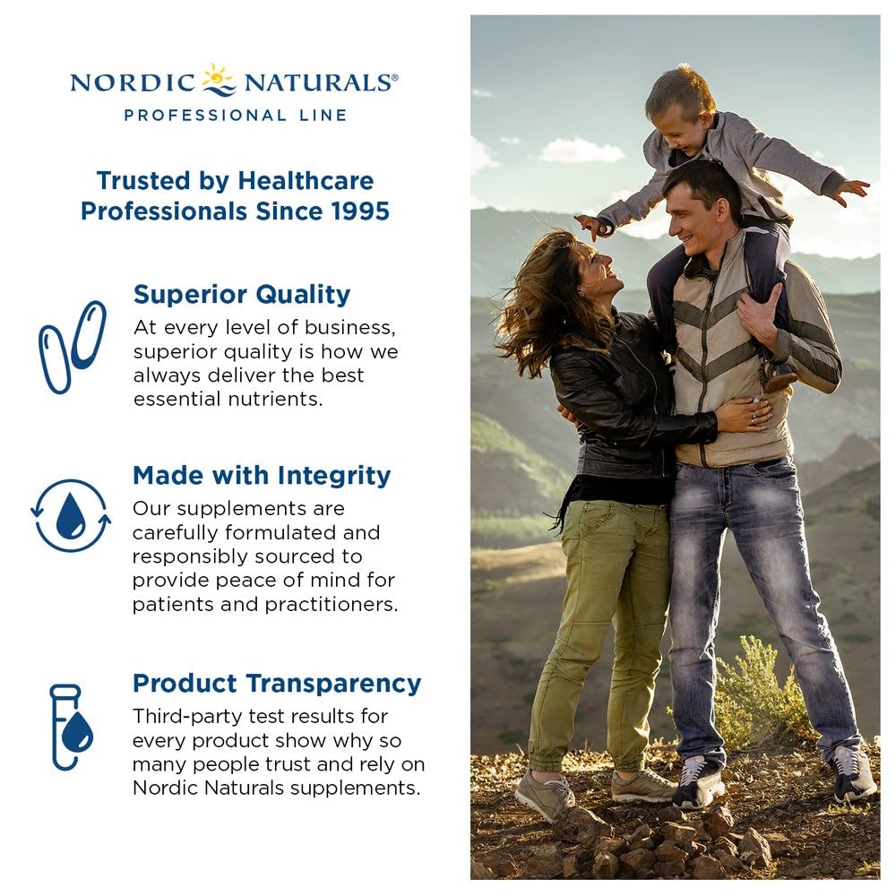 Nordic Naturals ProOmega Lemon Flavor — 120 Soft Gels, 1280 mg Omega-3 (EPA & DHA) for Heart, Brain & Immune Health