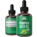 Pumpkin Seed Oil Drops – USDA Organic, Vegan, Gluten Free | Hair & Skin Health, Prostate Support