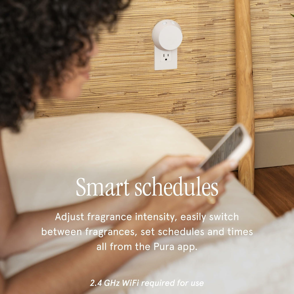Pura 4 Smart Home Fragrance Starter Set | Apple Orchards & Lavender Fields