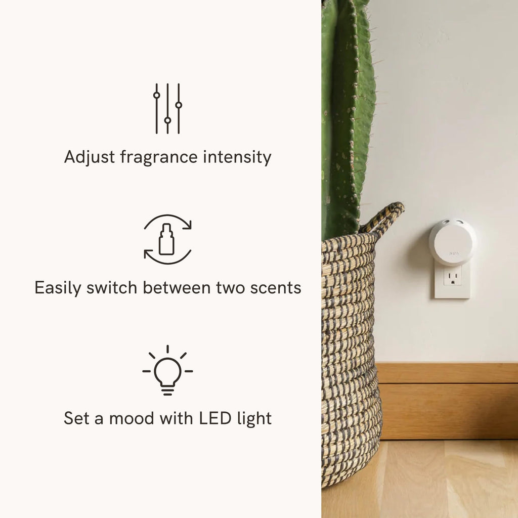 Pura 4 Smart Home Fragrance Starter Set | Scent Diffuser for Home - Linens & Surf, Lavender Fields, White Tea No.1, Yuzu Citron