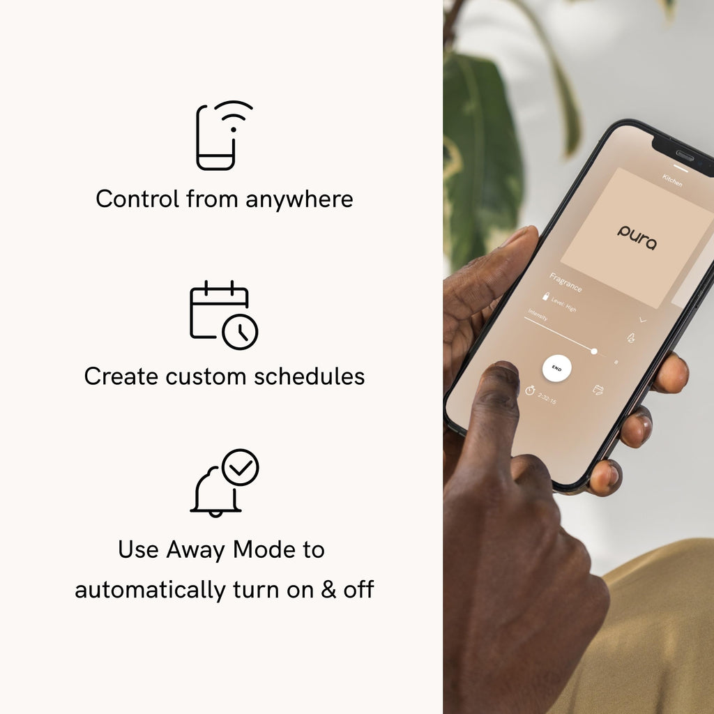 Pura 4 Smart Home Fragrance Starter Set | Apple Orchards & Lavender Fields