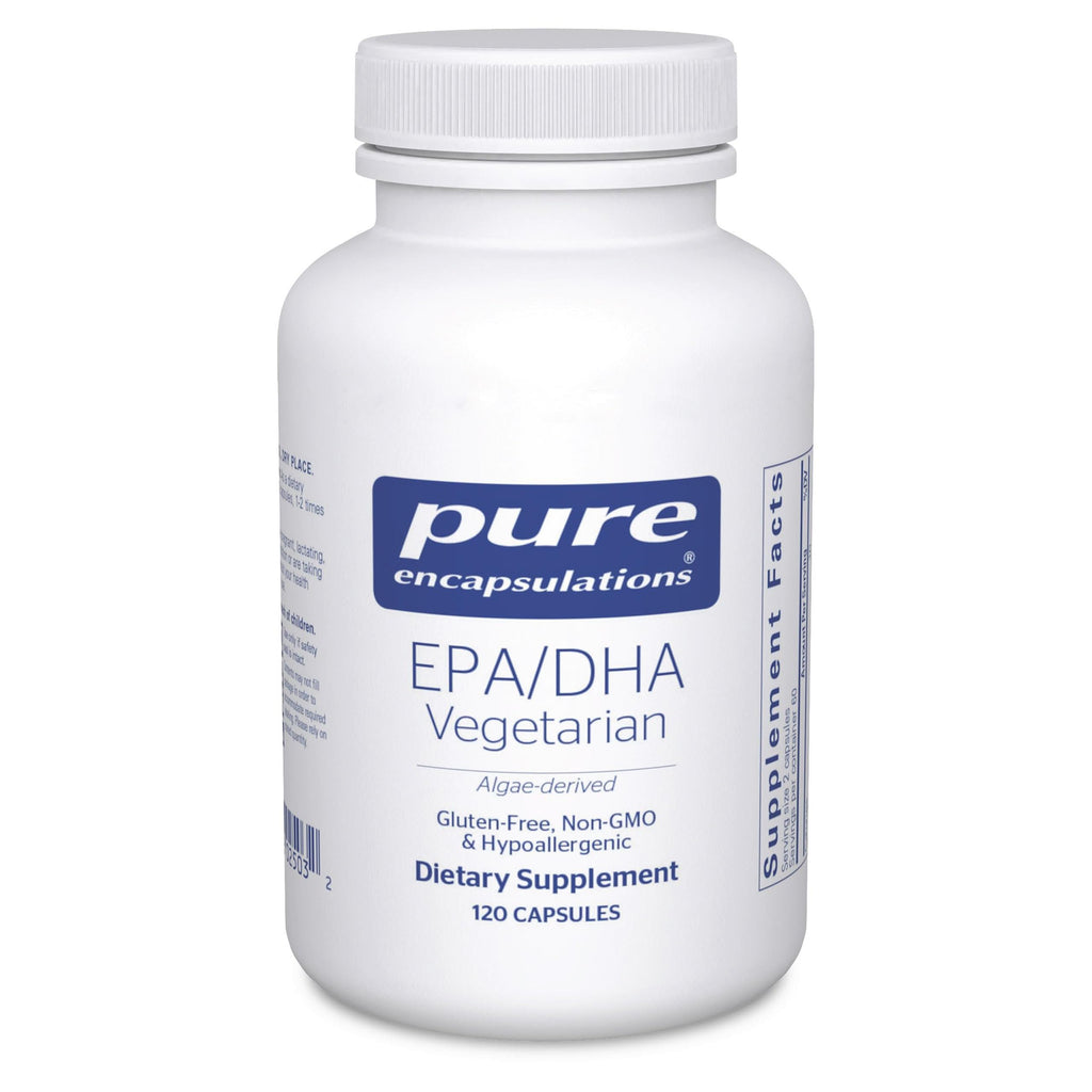 Pure Encapsulations EPA/DHA Vegetarian – Algae-Derived Omega-3, 120 Capsules