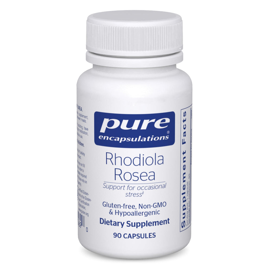 Pure Encapsulations Rhodiola Rosea - Stress & Fatigue Support (90 Capsules) - Gluten Free & Vegan