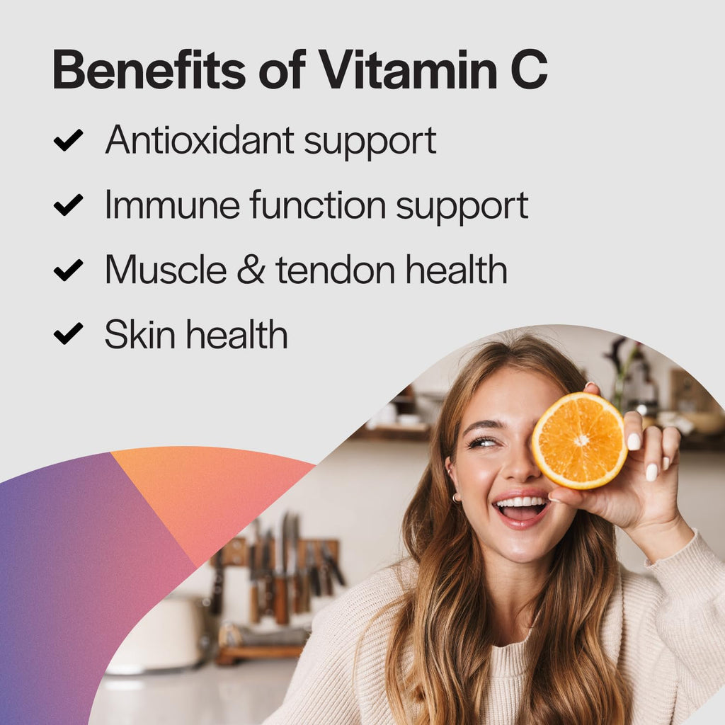 PureFormulas Supreme C with Bioflavonoids – 1000 mg Vitamin C | Immune Support & Allergen-Free