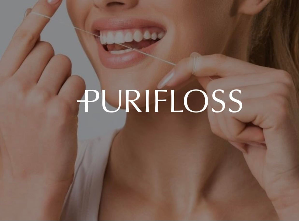PURIFLOSS Expanding Woven Dental Floss – PFAS/PTFE Free | Mint-Strawberry | 33 Yards